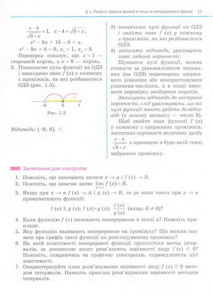 Алгебра 11 клас Нелін