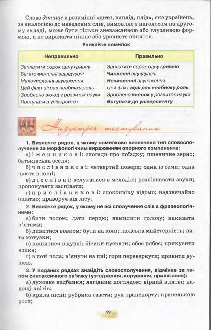 Підручник Українська мова 11 клас Караман 2011