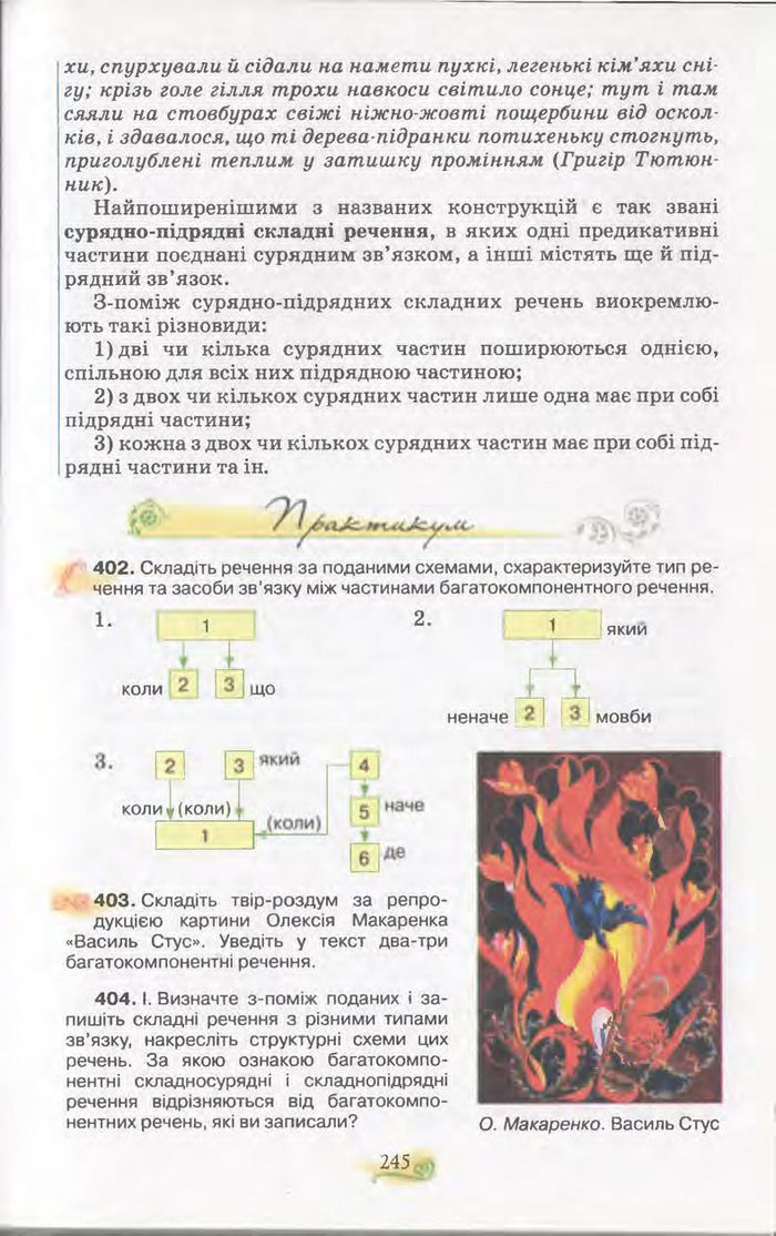 Підручник Українська мова 11 клас Караман 2011