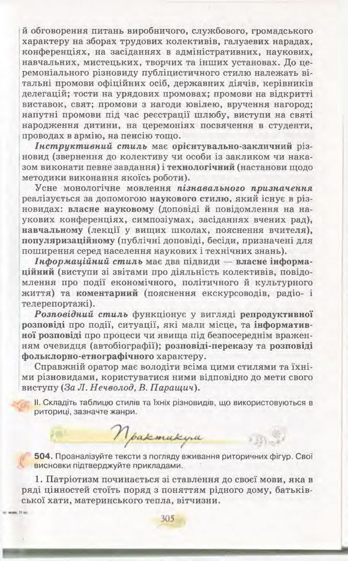 Підручник Українська мова 11 клас Караман 2011