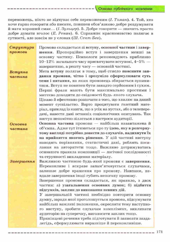 Українська мова 11 клас Заболотний (Рус.)