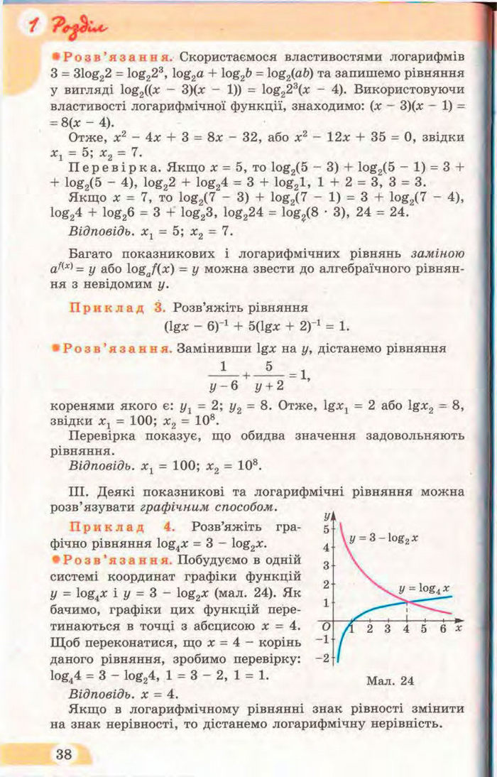 Математика 11 клас Бевз