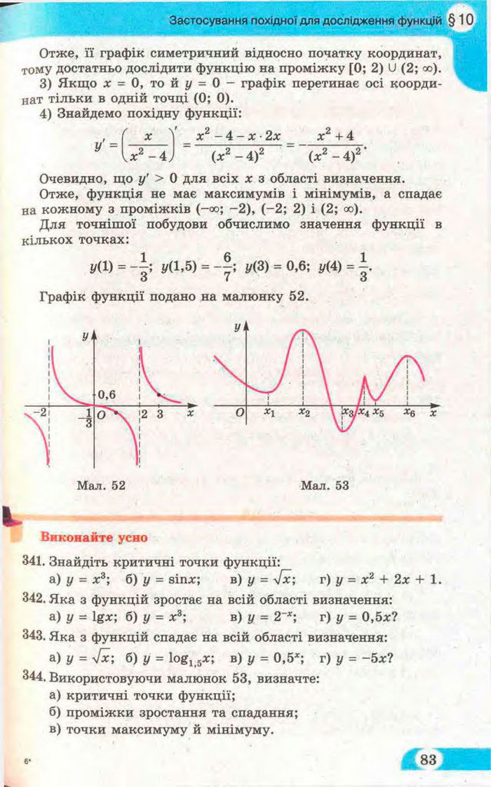 Математика 11 клас Бевз