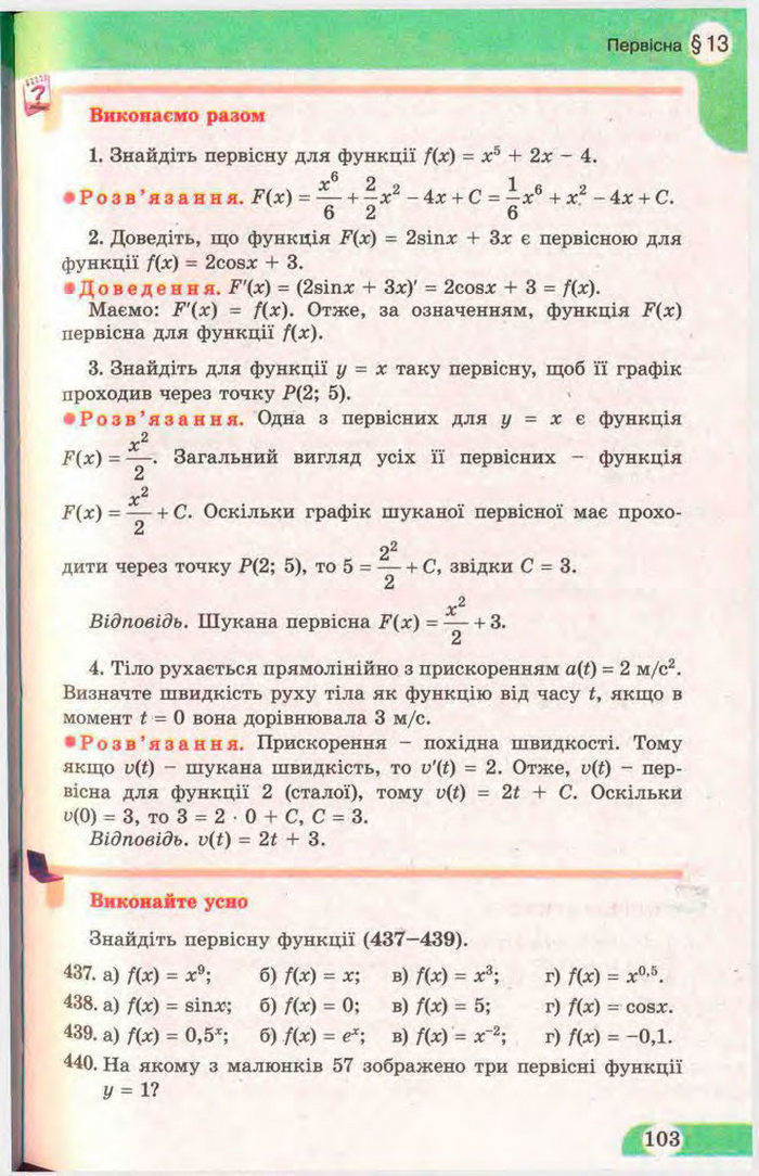 Математика 11 клас Бевз