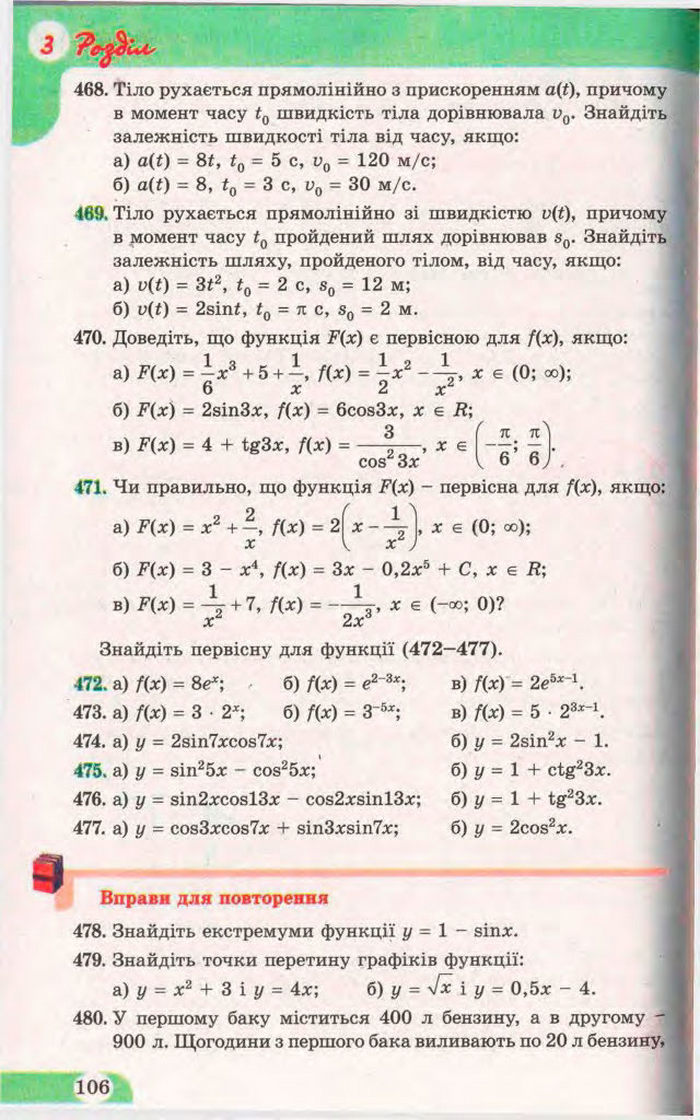 Математика 11 клас Бевз