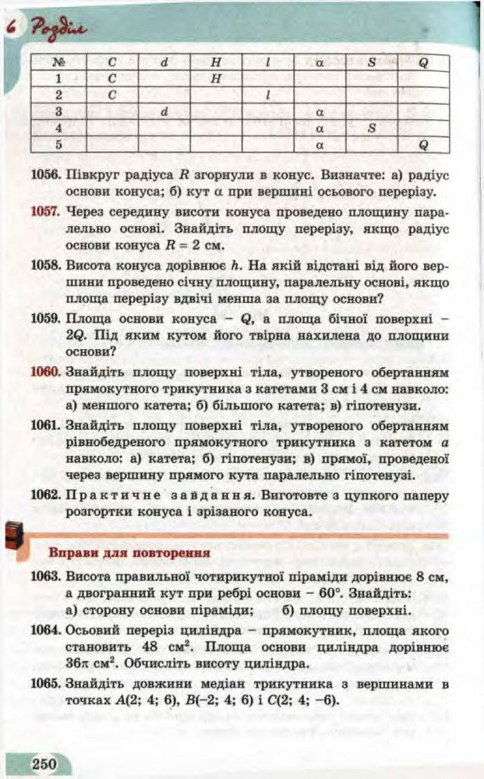 Математика 11 клас Бевз