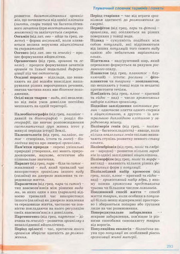 Біологія 11 клас Балан