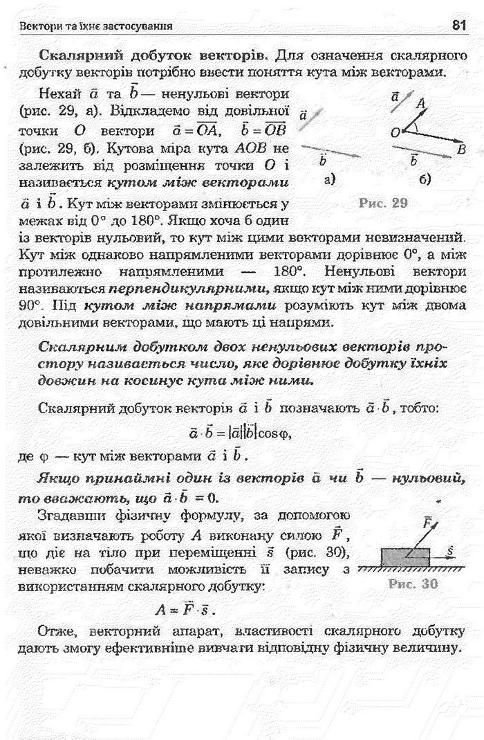 Математика 11 клас Афанасьєва
