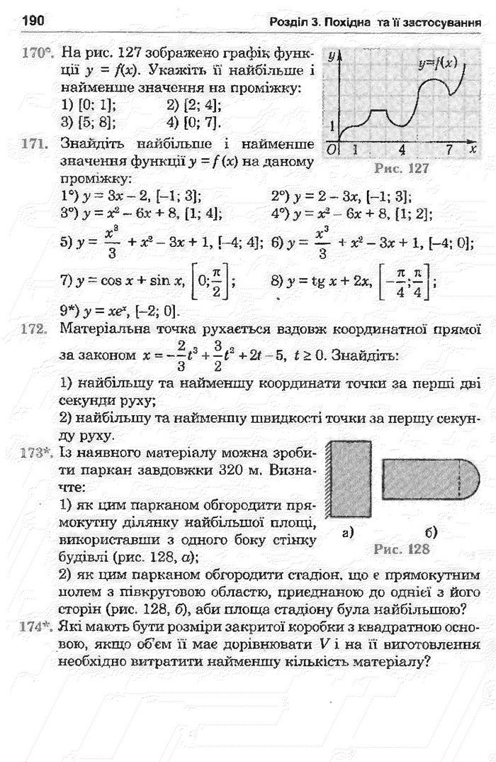 Математика 11 клас Афанасьєва
