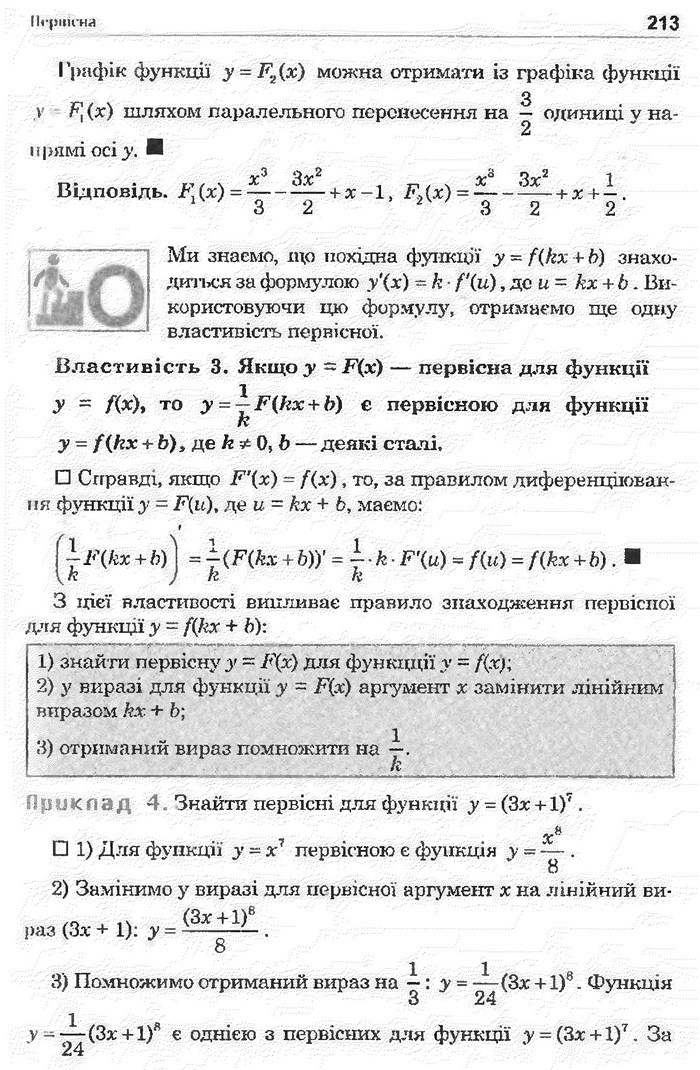 Математика 11 клас Афанасьєва