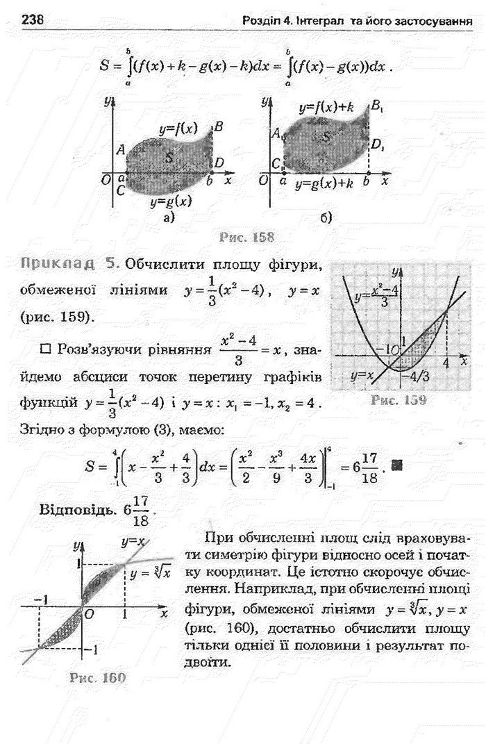 Математика 11 клас Афанасьєва