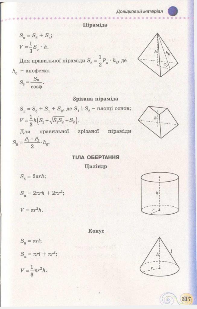 Геометрія 11 клас Бевз
