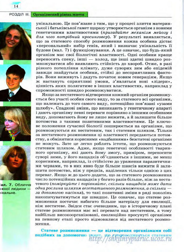 Біологія 11 клас Межжерін