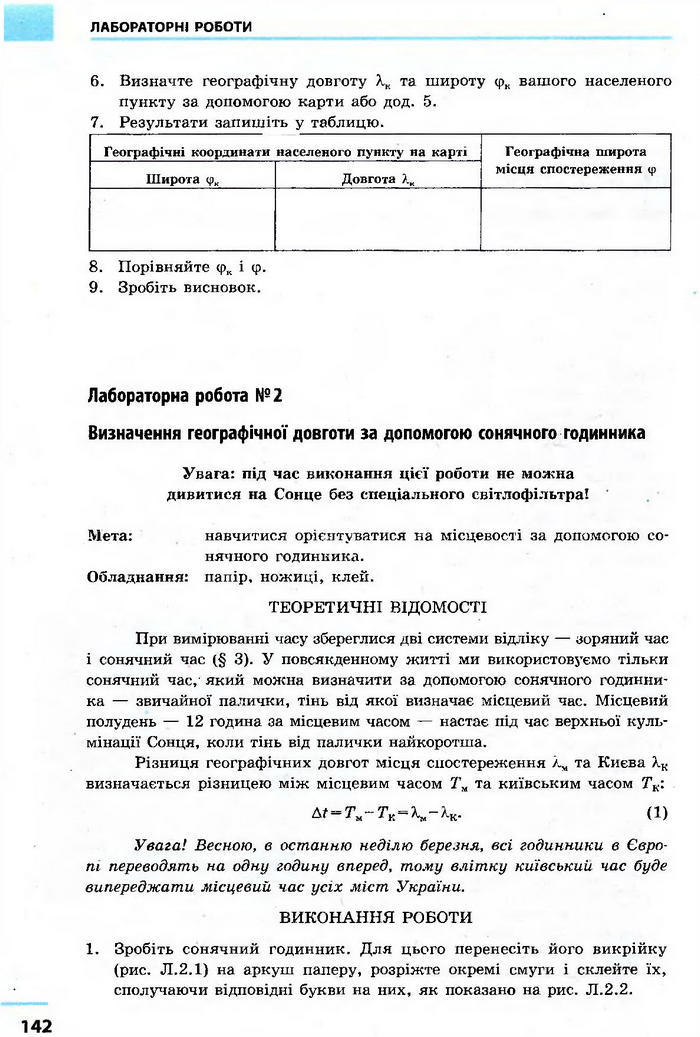 Астрономія 11 клас Пришляк