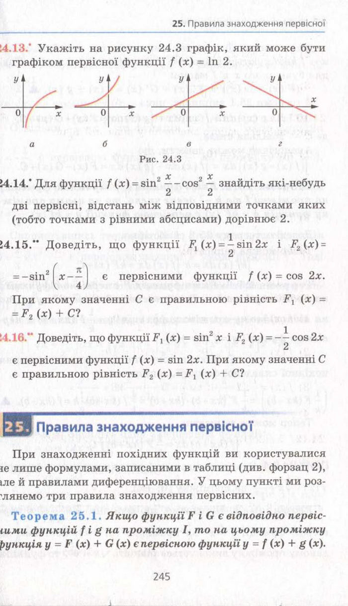 Алгебра 11 клас Мерзляк (Академічний)