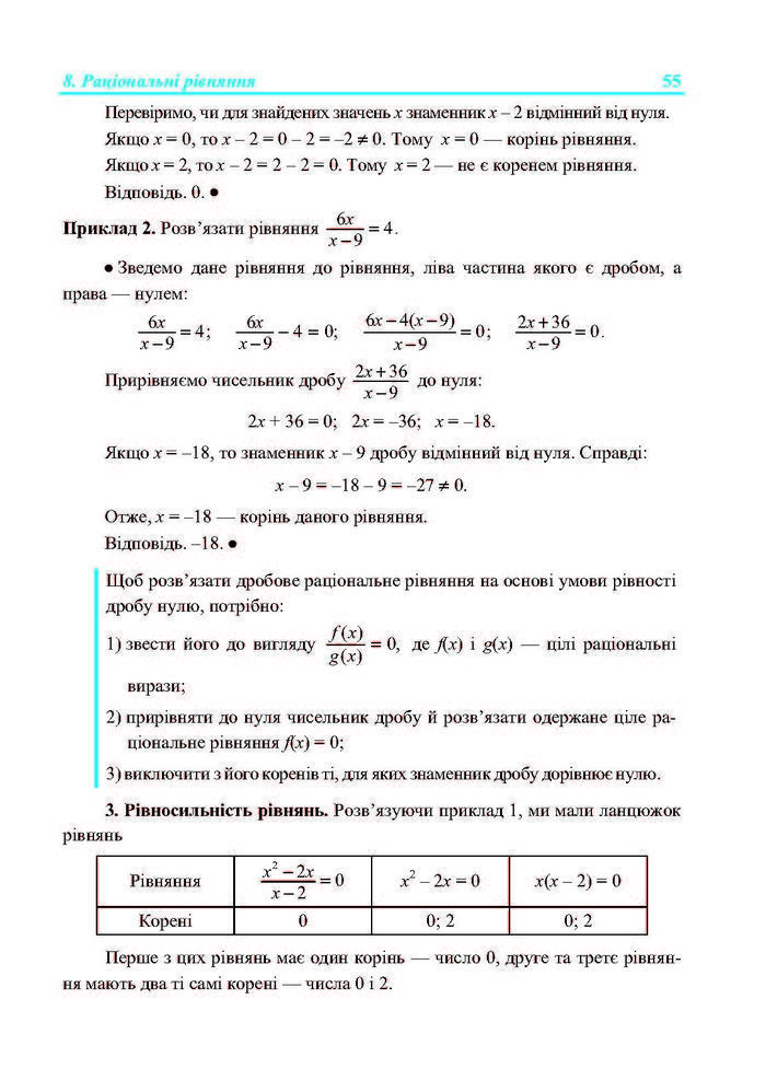 Підручник Алгебра 8 клас Кравчук 2016