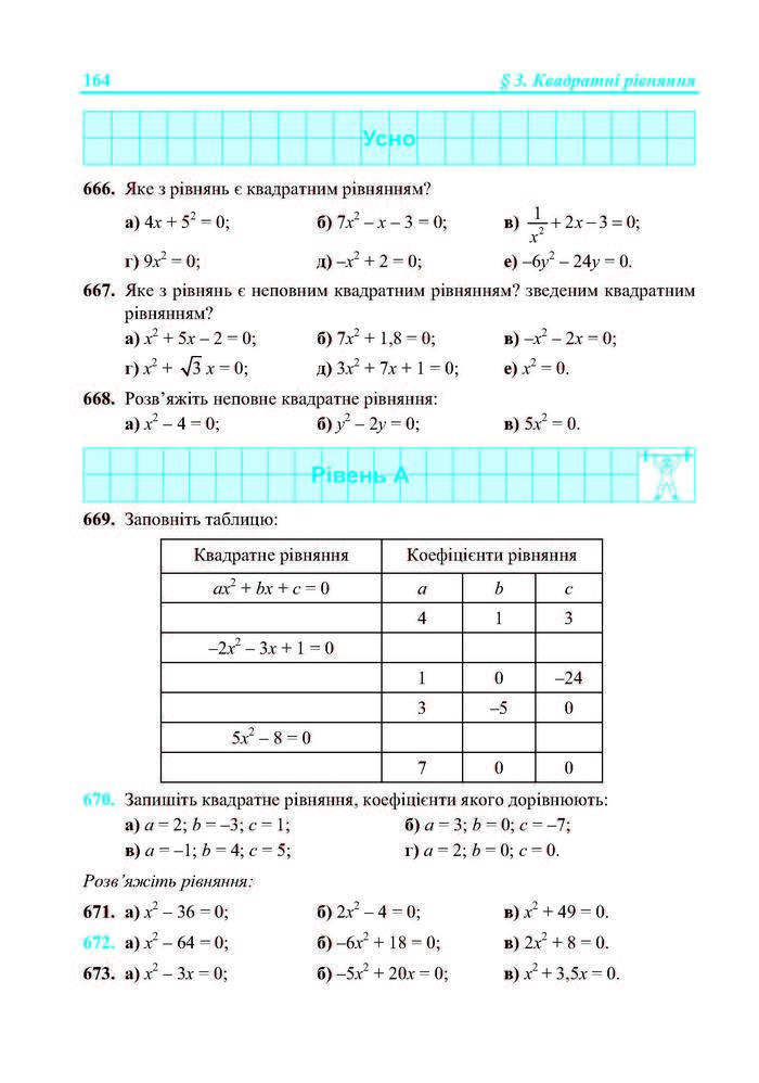 Підручник Алгебра 8 клас Кравчук 2016