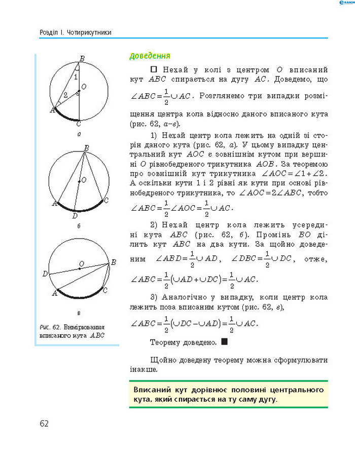 Підручник Геометрія 8 клас Єршова 2016 (Укр.)