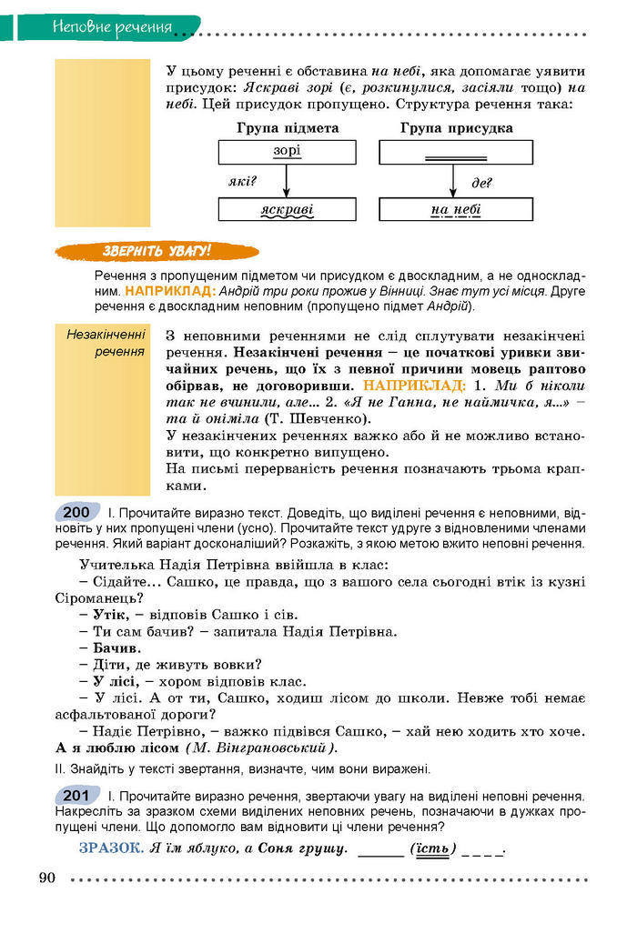 Підручник Українська мова 8 клас Заболотний 2016 (Укр.)