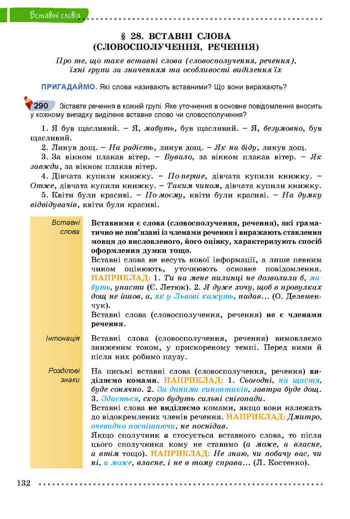 Підручник Українська мова 8 клас Заболотний 2016 (Укр.)