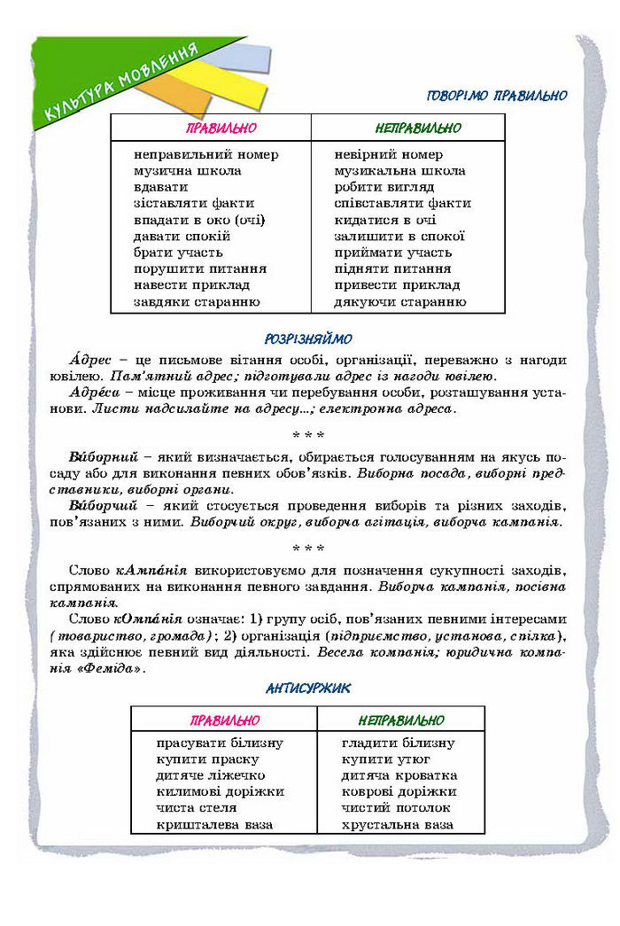 Українська мова 8 класс Заболотний 2016 (Рус.)