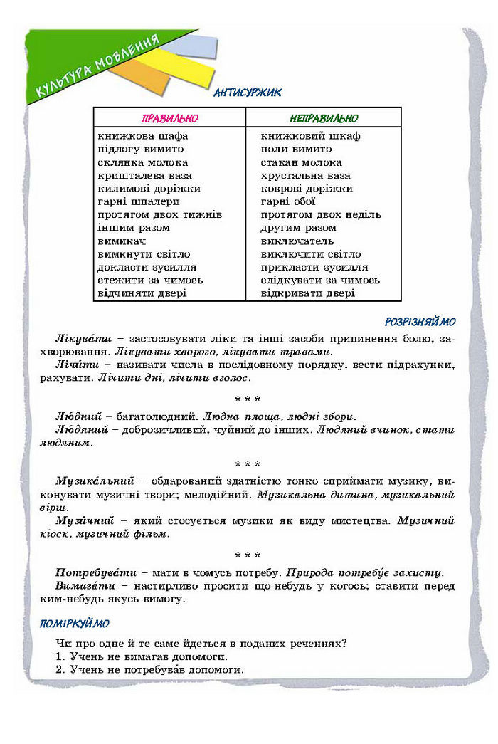 Українська мова 8 класс Заболотний 2016 (Рус.)