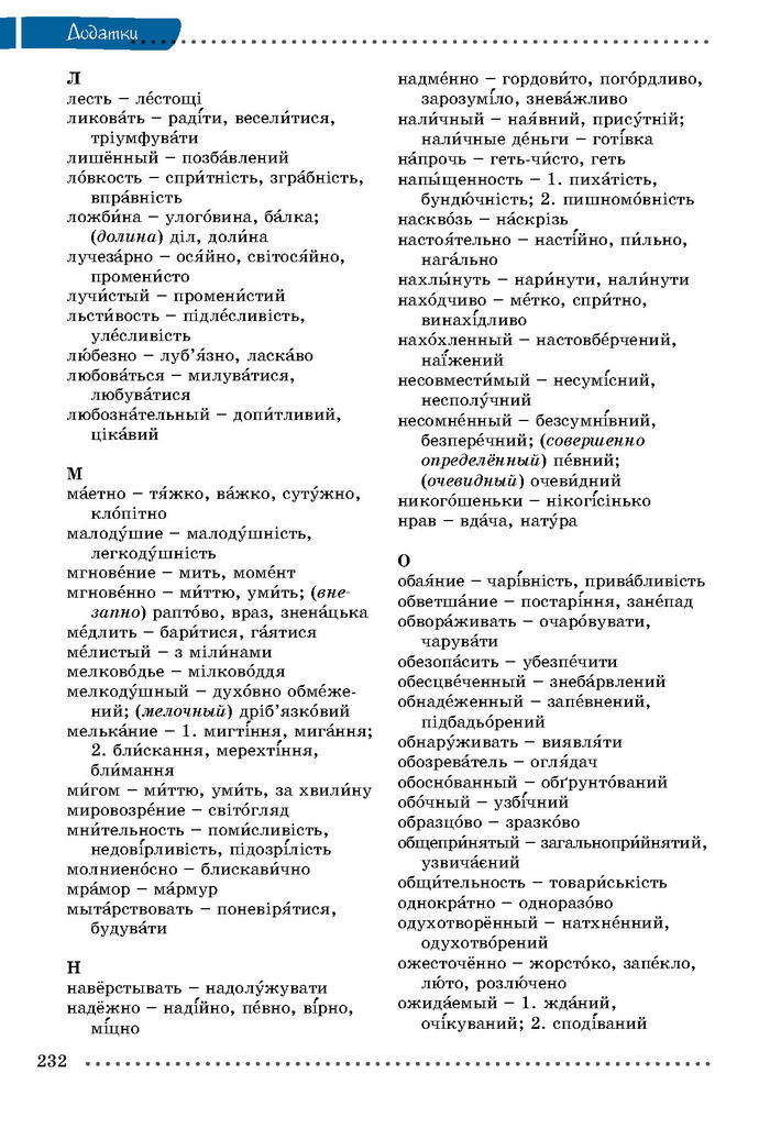 Українська мова 8 класс Заболотний 2016 (Рус.)