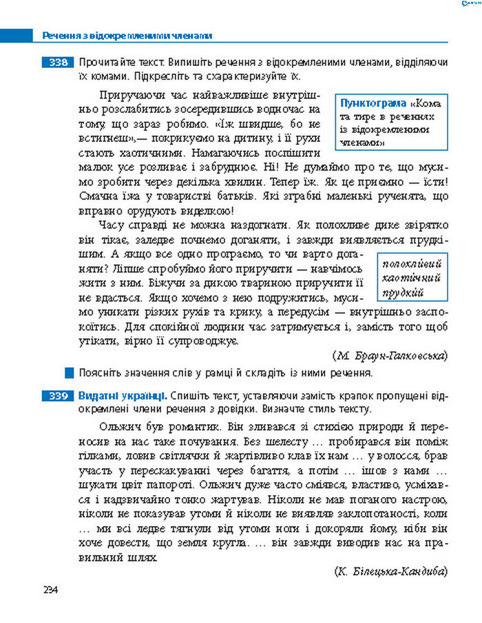 Підручник Українська мова 8 клас Пентилюк 2016
