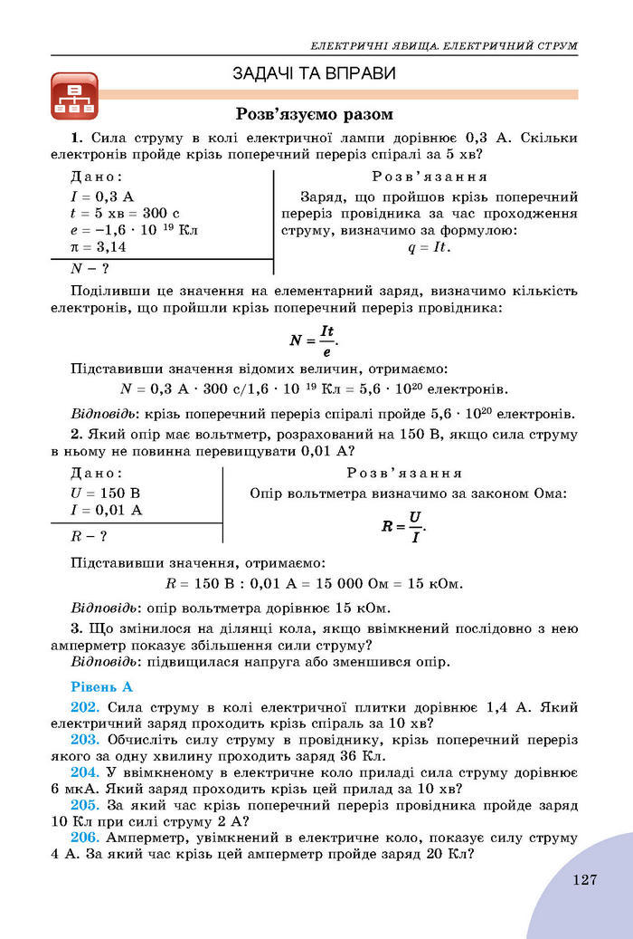 Підручник Фізика 8 клас Сиротюк 2016