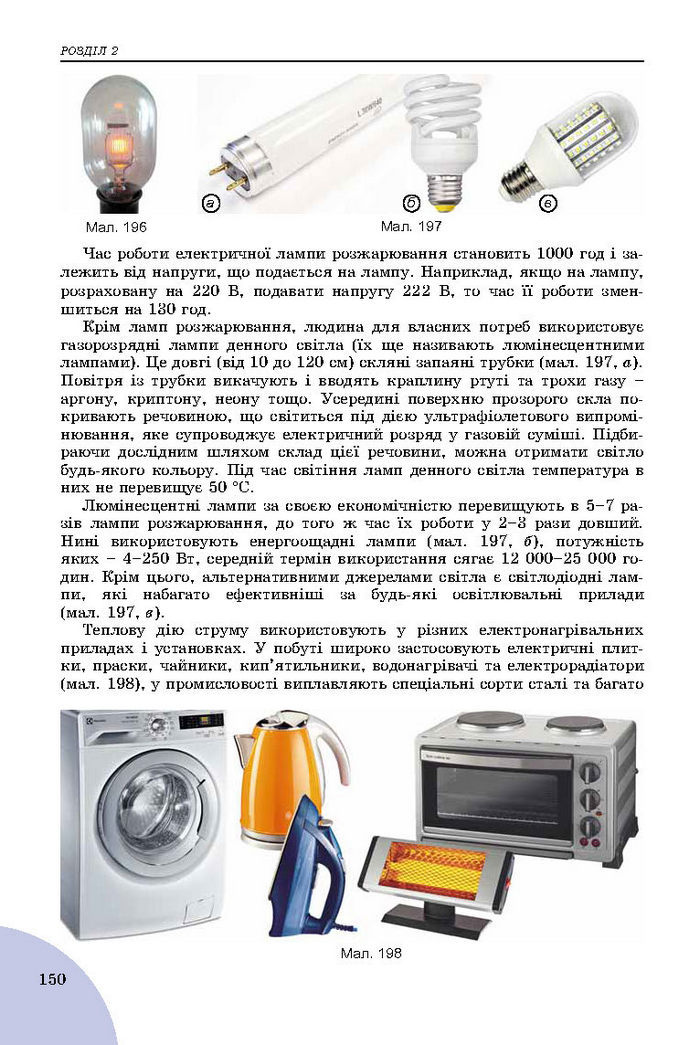 Підручник Фізика 8 клас Сиротюк 2016