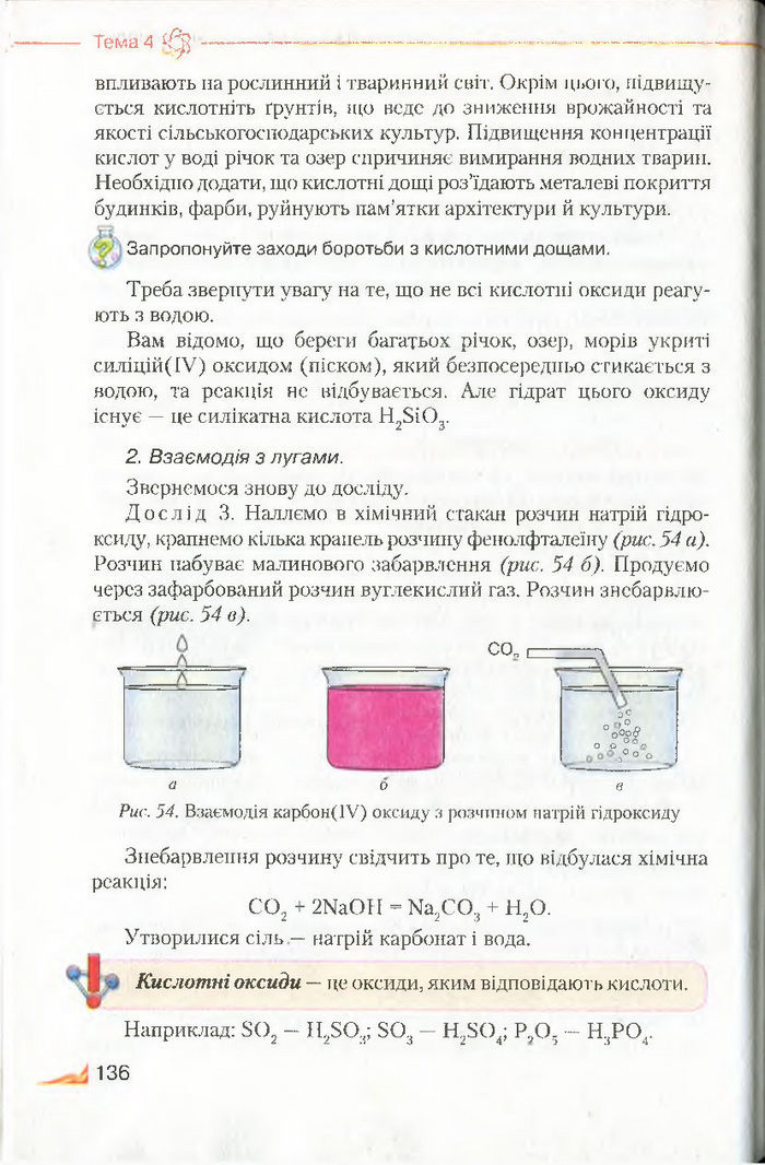 Підручник Хімія 8 клас Савчин 2016