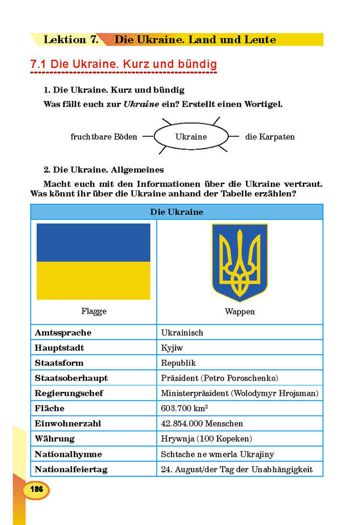 Підручник Німецька мова 8 клас Горбач 2016