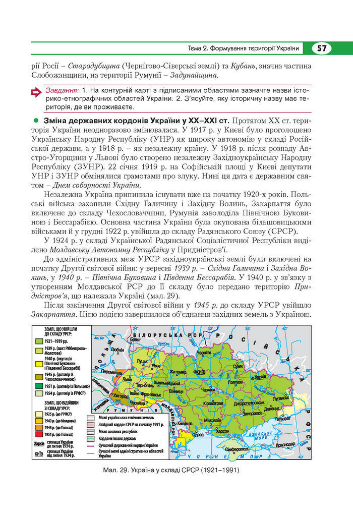 Підручник Географія 8 клас Кобернік 2016