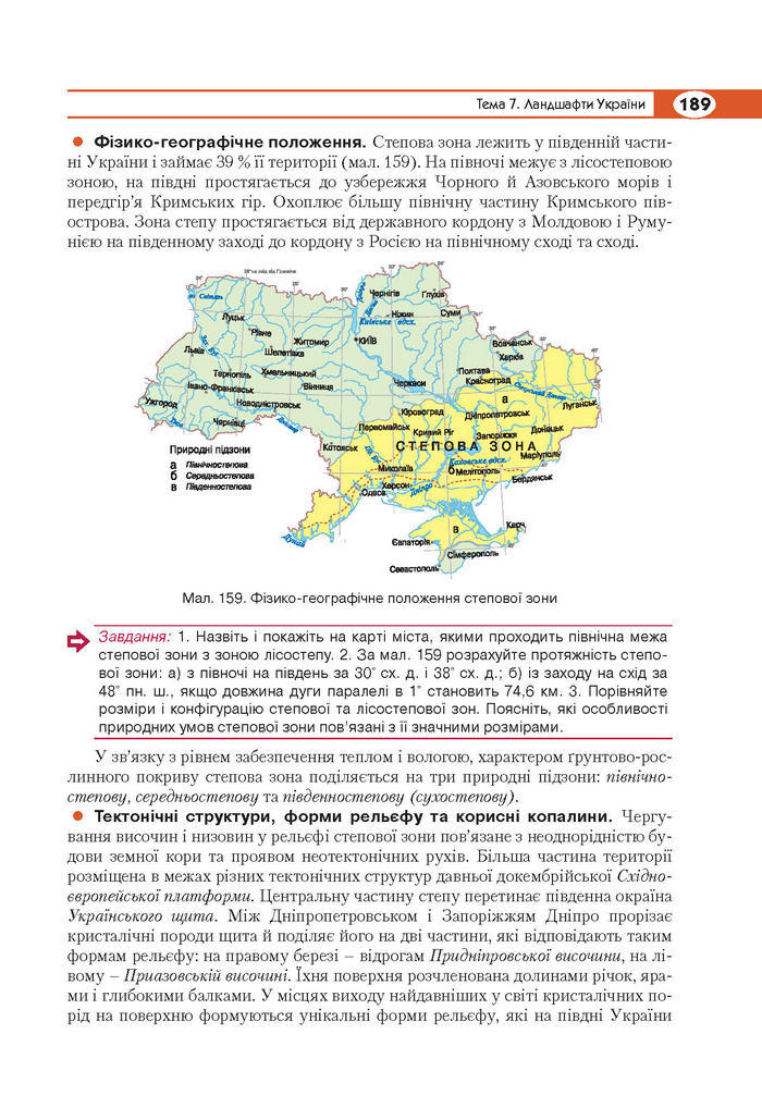Підручник Географія 8 клас Кобернік 2016