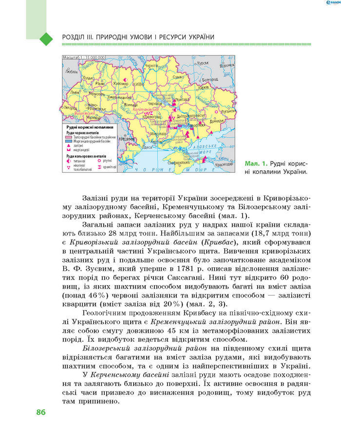 Підручник Географія 8 клас Довгань 2016