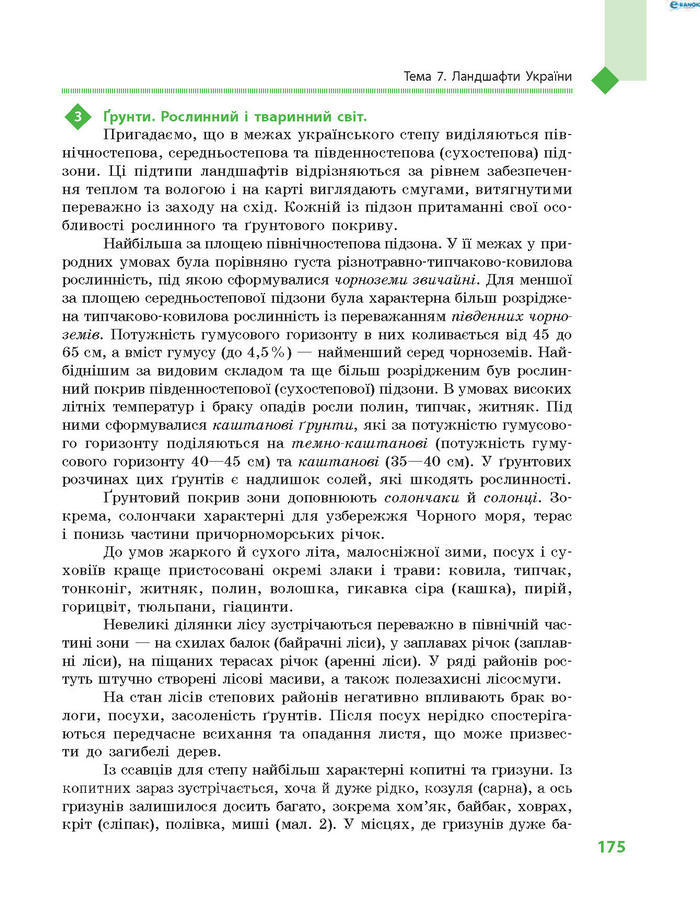 Підручник Географія 8 клас Довгань 2016