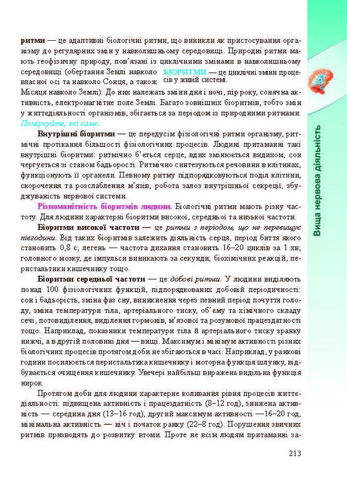 Підручник Біологія 8 клас Міщук 2016 (Укр.)