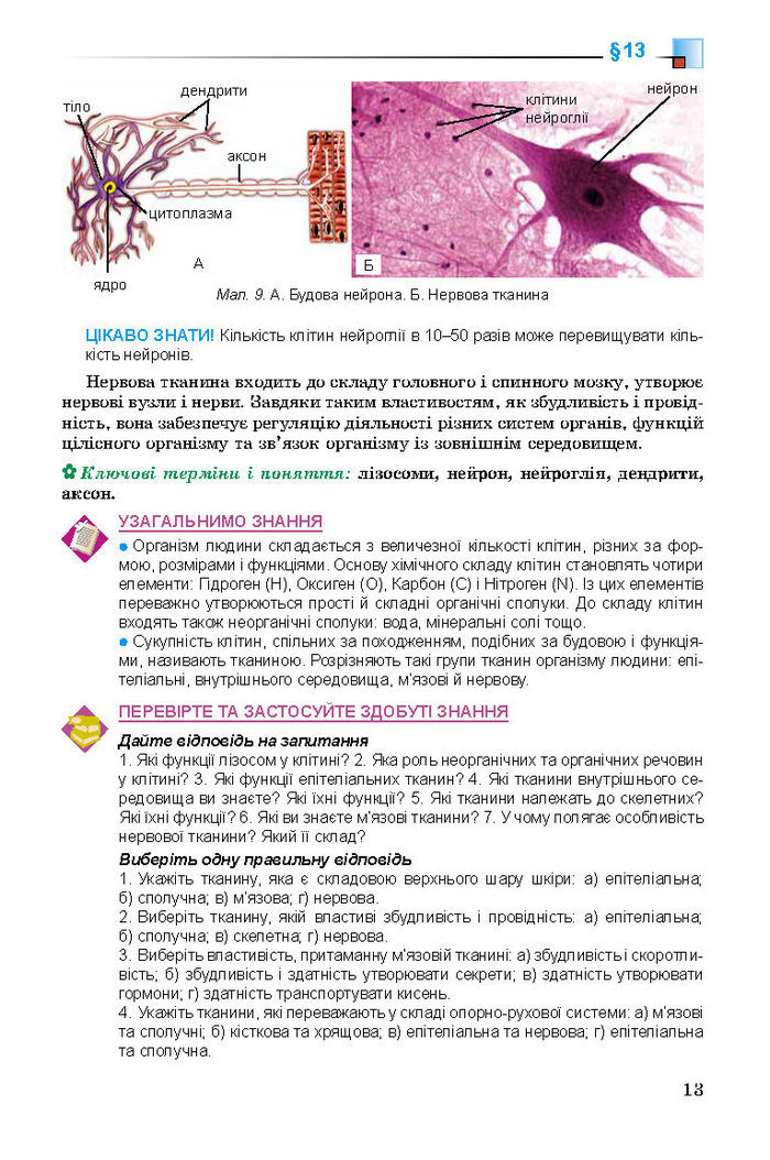 Підручник Біологія 8 клас Матяш 2016 (Укр.)