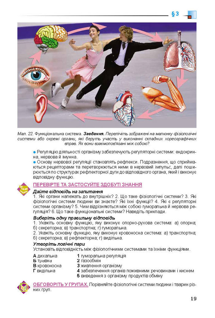 Підручник Біологія 8 клас Матяш 2016 (Укр.)