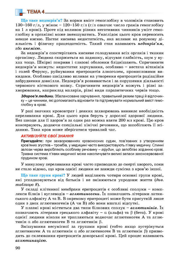 Підручник Біологія 8 клас Матяш 2016 (Укр.)