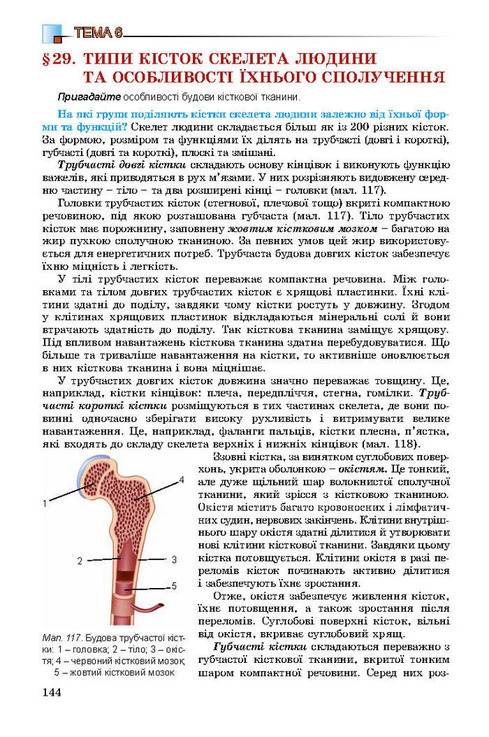 Підручник Біологія 8 клас Матяш 2016 (Укр.)