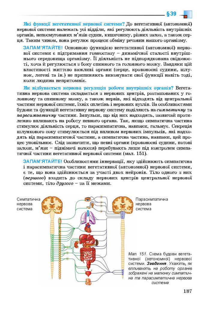 Підручник Біологія 8 клас Матяш 2016 (Укр.)