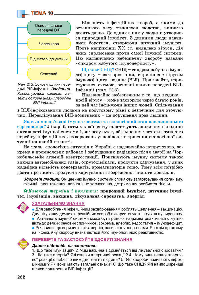 Підручник Біологія 8 клас Матяш 2016 (Укр.)