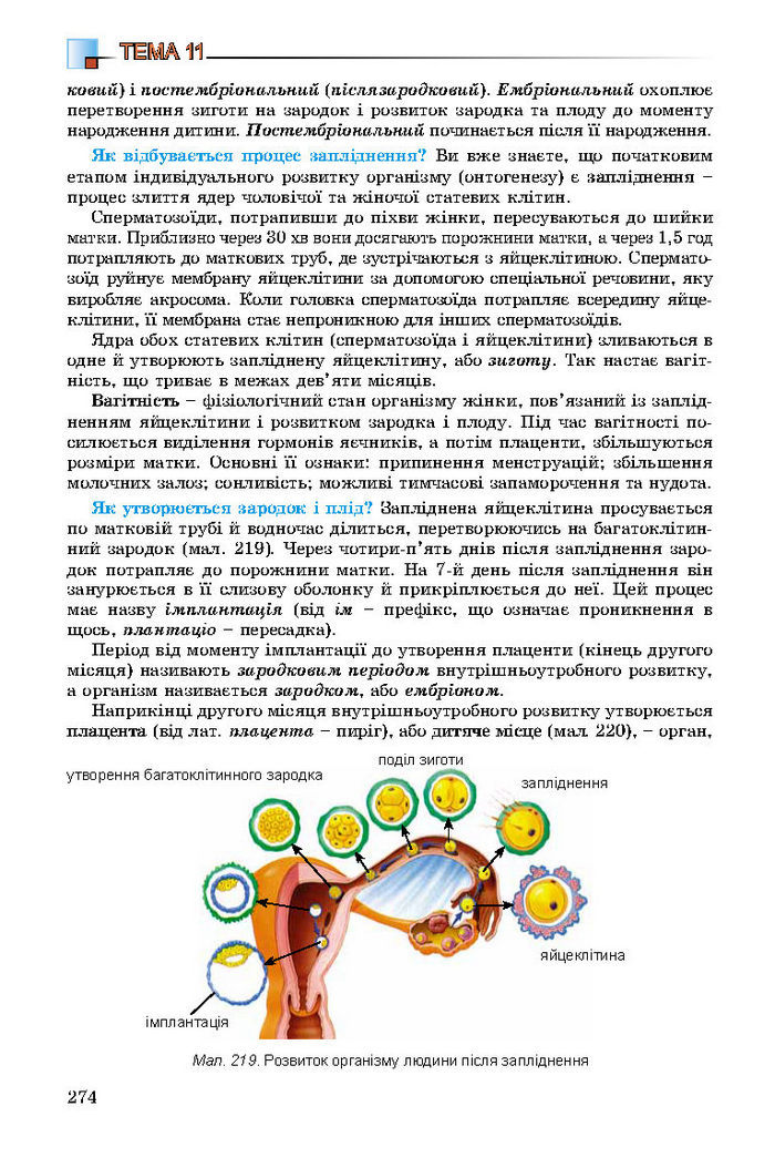 Підручник Біологія 8 клас Матяш 2016 (Укр.)