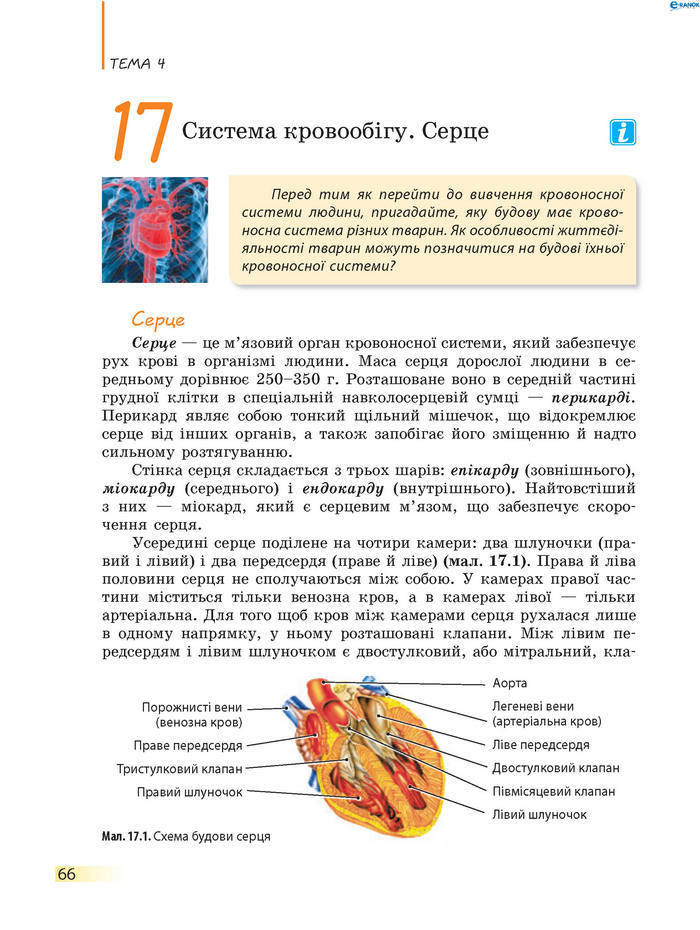 Підручник Біологія 8 клас Задорожний 2016 (Укр.)