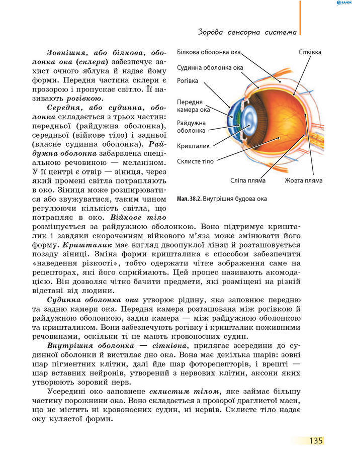 Підручник Біологія 8 клас Задорожний 2016 (Укр.)