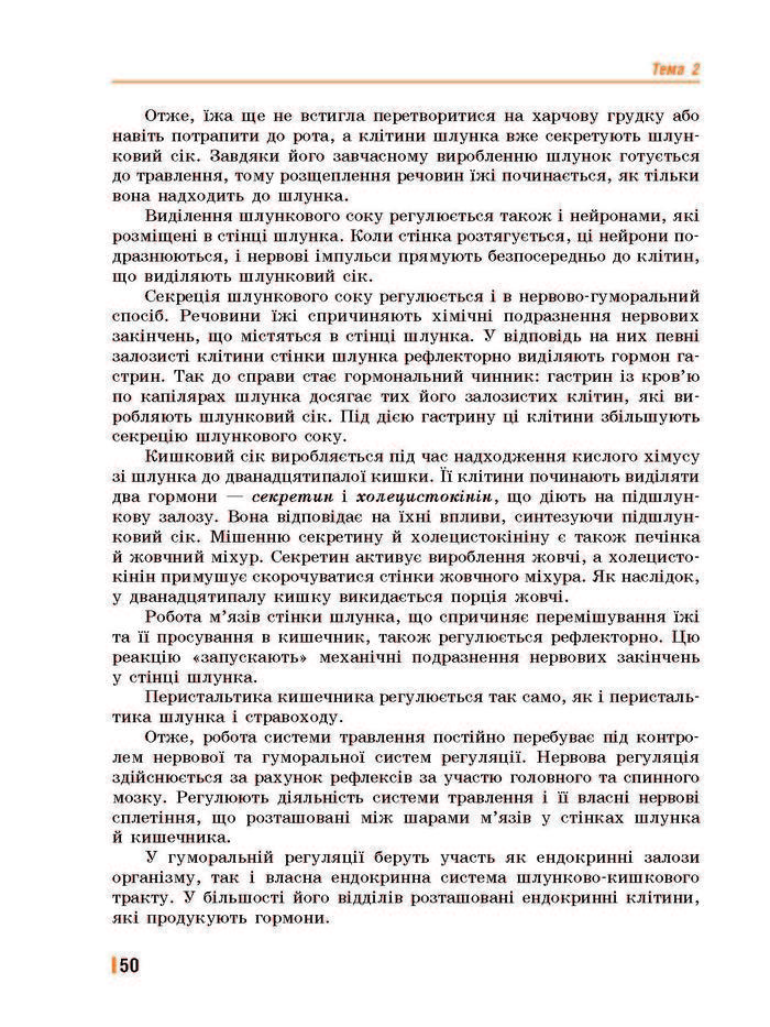Підручник Біологія 8 клас Базанова 2016