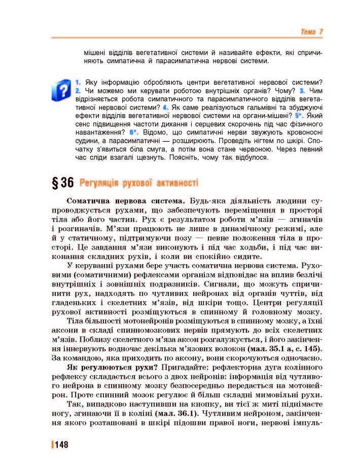 Підручник Біологія 8 клас Базанова 2016