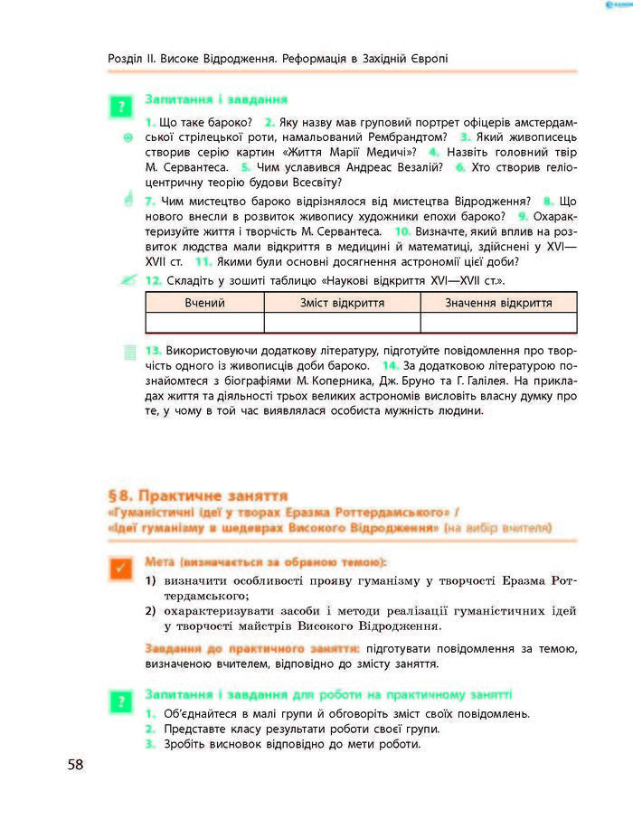 Підручник Всесвітня історія 8 клас Гісем 2016
