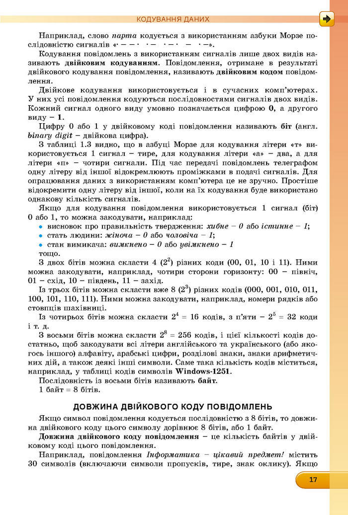 Підручник Інформатика 8 клас Ривкінд 2016 (Укр.)